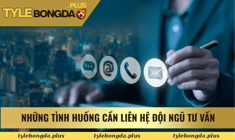 Những tình huống cần liên hệ đội ngũ tư vấn